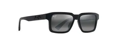 Maui Jim Kahiko squadrato nero basso specchiato Maui Jim Kahiko squadrato nero basso specchiato