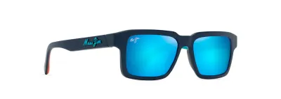 Maui Jim Kahiko squadrato blu basso specchiato Maui Jim Kahiko squadrato blu basso specchiato