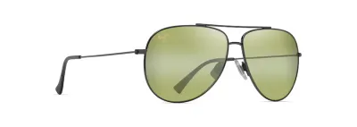 Maui Jim Hau'oli XL a goccia nero-giallo Maui Jim Hau'oli XL a goccia nero-giallo