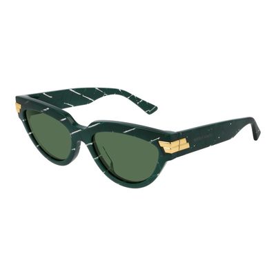 Bottega veneta da sole basso a gatto verde BV1035S 004 Bottega veneta da sole basso a gatto verde BV1035S 004