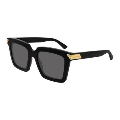 Bottega veneta da sole quadrato spesso nero BV1005S 001 Bottega veneta da sole quadrato spesso nero BV1005S 001