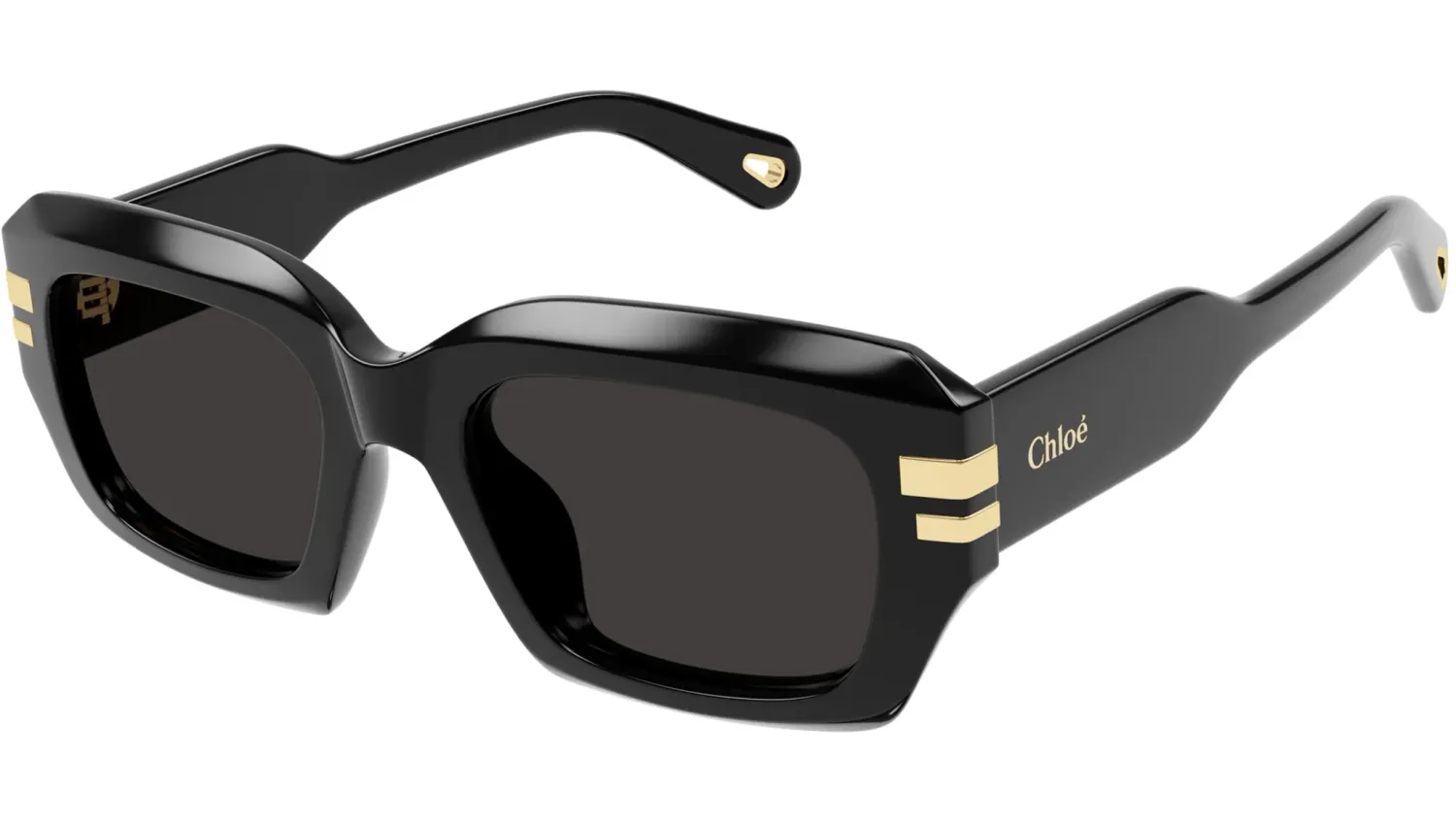 Chloè da sole basso nero CH0256S 001