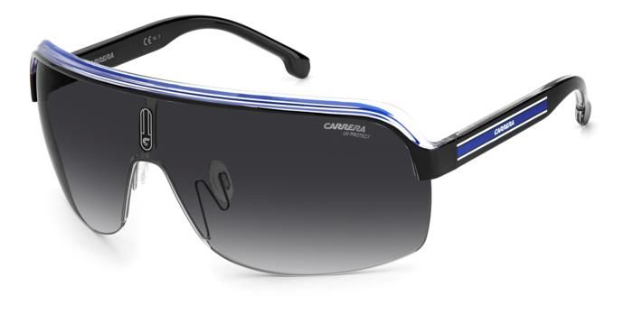 Carrera a forma di maschera nera-blu Carrera 5046/S T5C