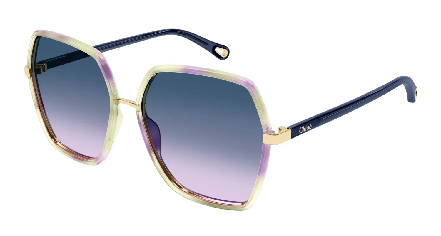 Chloè da sole squadrato multicolor CH0262S 002