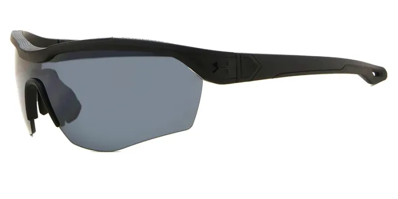 UNDER ARMOUR da sole maschera nero specchiato adatto per running