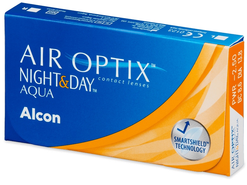 AIR OPTIX NIGHT AND DAY AQUA TERAPEUTICHE NEUTRE- LENTI A CONTATTO MORBIDE MENSILI