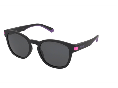 Polaroid da sole cerchiato NERO-ROSSA