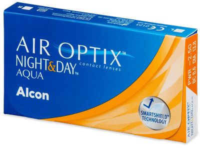 AIR OPTIX NIGHT AND DAY AQUA - LENTI A CONTATTO MORBIDE MENSILI