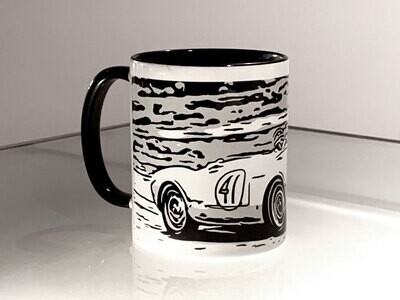 Art Mug Porsche 550 Spyder #41 Sebring Race Track