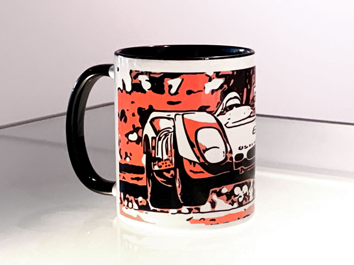 Art Mug Porsche 908 Nürburgring victory 1969