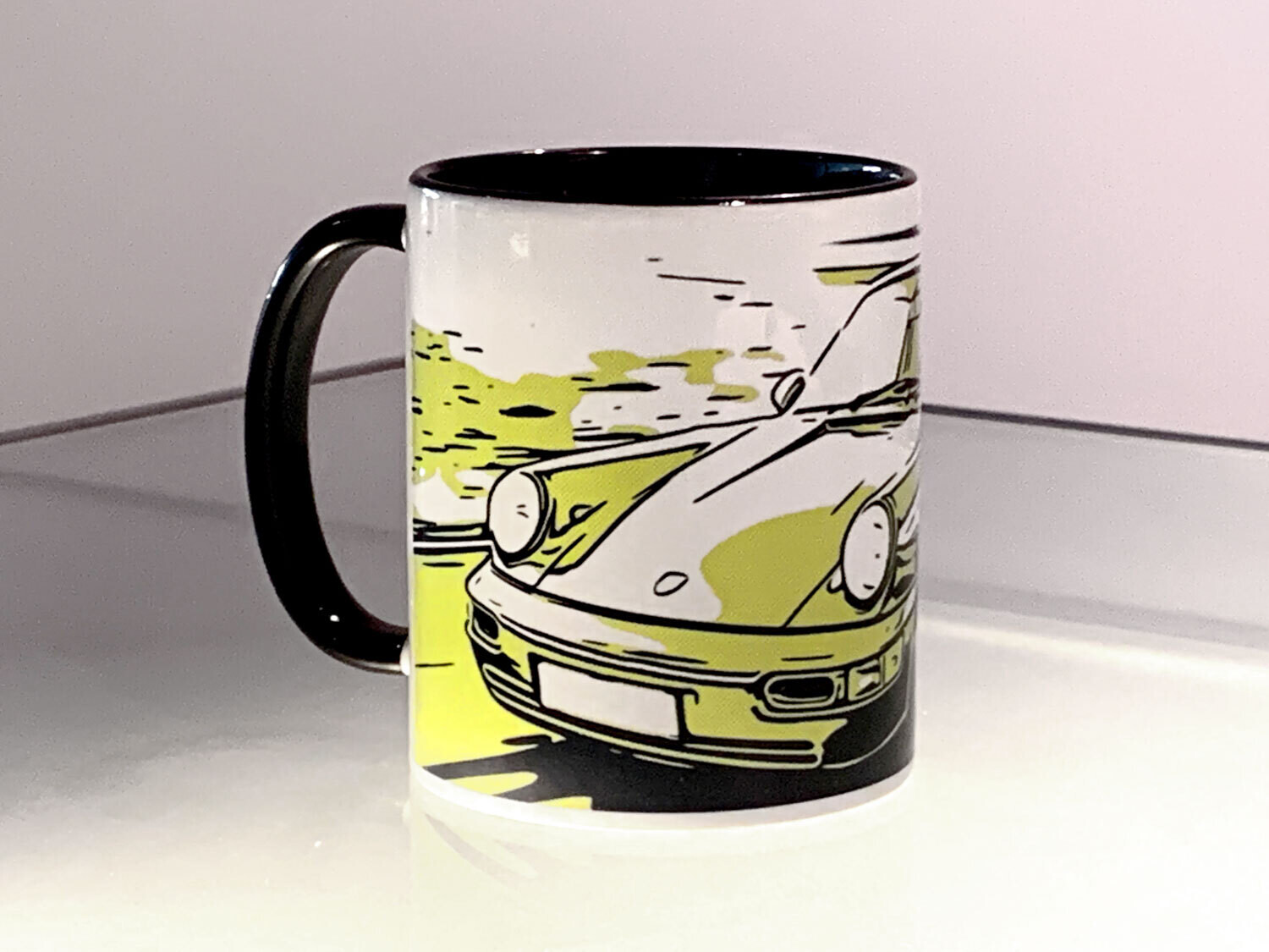 Art Mug 'Hommage to the Porsche 964, a true modern classic'