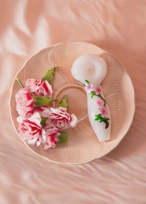 Hand-painted Cherry Blossom Pipe