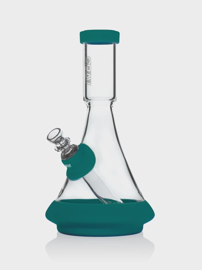 GRAV® Deco Beaker in Silicone, Colour: Dark Teal