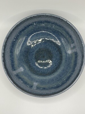 Shades of Blue and Green with Light Blue Drips Bowl