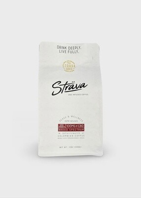 Whole Bean CBD Coffee -Intro Strength  4mg CBD/Serving - Decaf (12oz Bag)