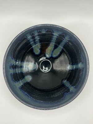 Blue with Teal Drips Bowl
