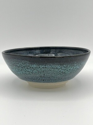 Blue Oil Spot Bowl