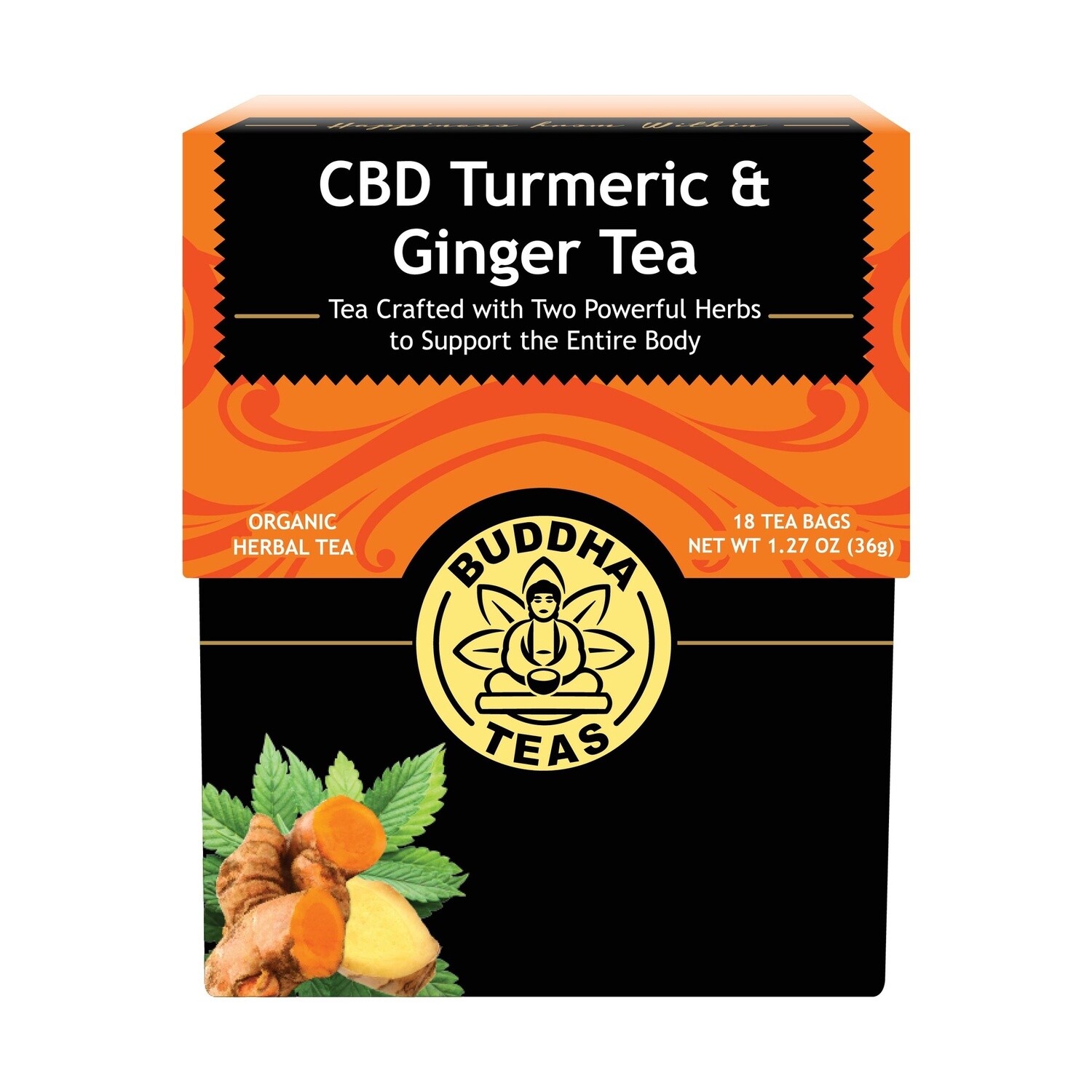 CBD Turmeric &amp; Ginger Tea