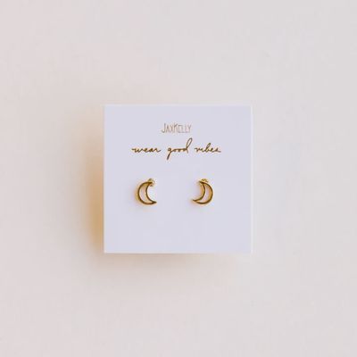 Minimalist - Moon - Earring