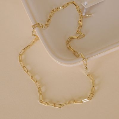 Large Link Chain Necklace - 18k Gold Plating