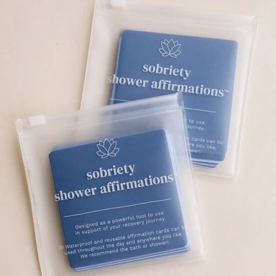 Shower Affirmation™ Cards - Sobriety