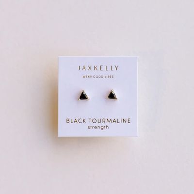 Mini Energy Gem - Gold Earrings
