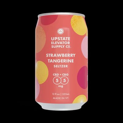 CBD+CBG Wild Strawberry Tangerine Seltzer