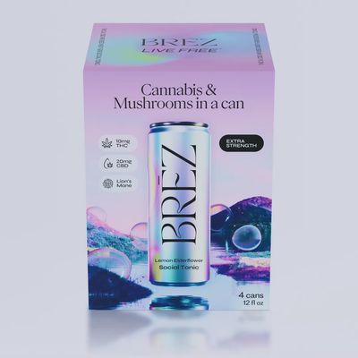 BRĒZ - 10mg Cannabis and Mushrooms Social Tonic