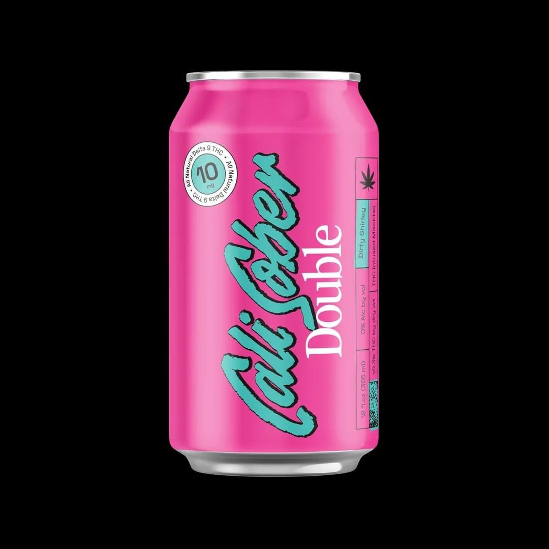 Cali Sober - Dirty Shirley Double Mocktail - 10mg Delta THC Drink
