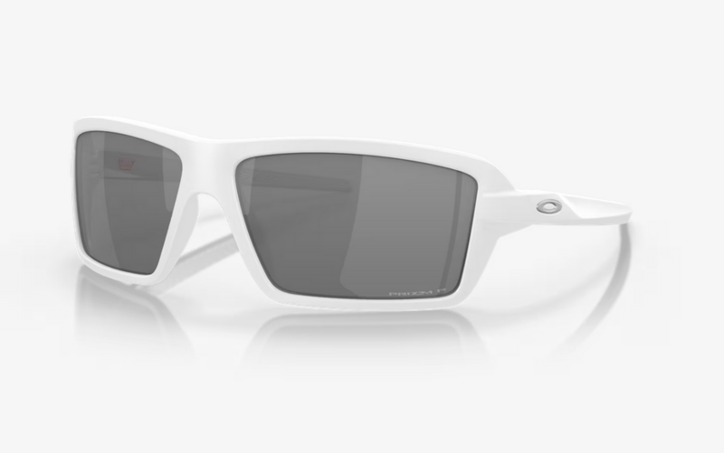 CABLES, MATTE WHITE, PRIZM BLACK POLARIZED