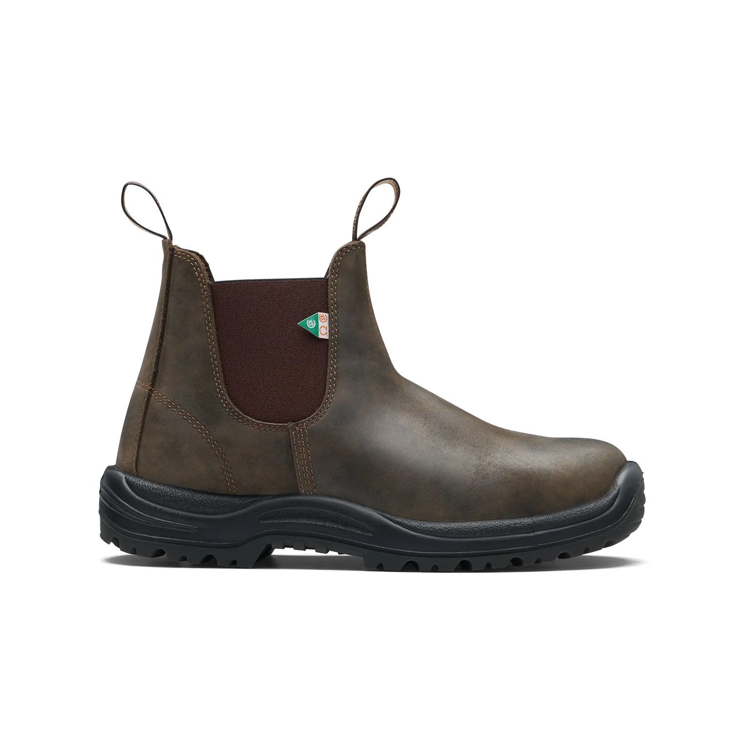 Blundstone 180 Work &amp; Safety Boot Rustic Brown, Size: 3