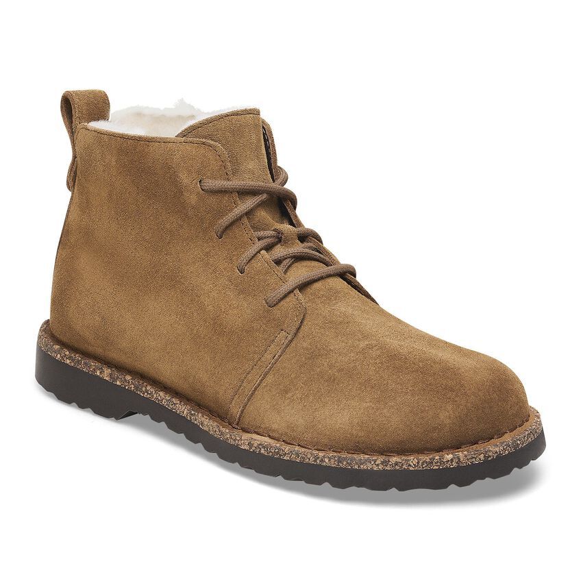 Uppsala Mid Shearling Suede Dark Tea R