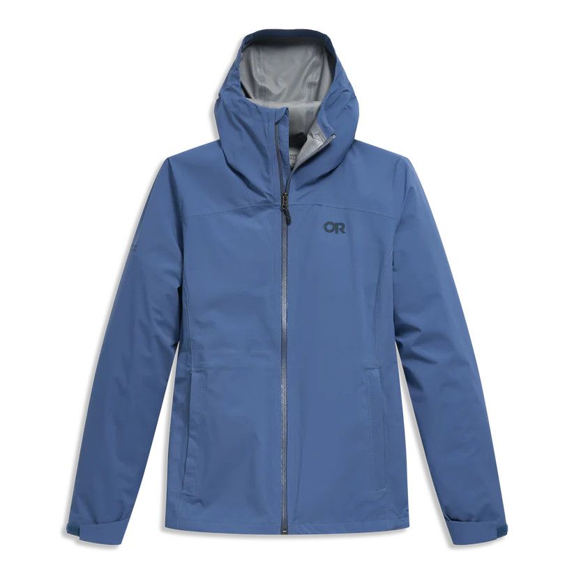 Women's Stratoburst Stretch Rain Jacket, Color: Skyline, Size: S