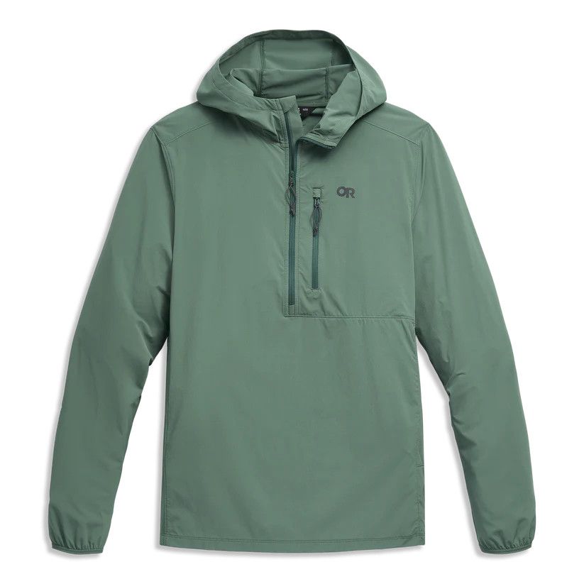 Men's Astroman Air Sun Hoodie, Color: Malachite, Size: M