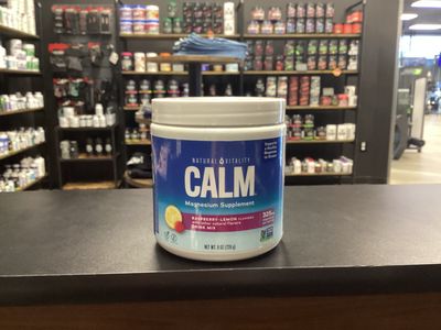 Natural Calm Raspberry-Lemon 8 oz