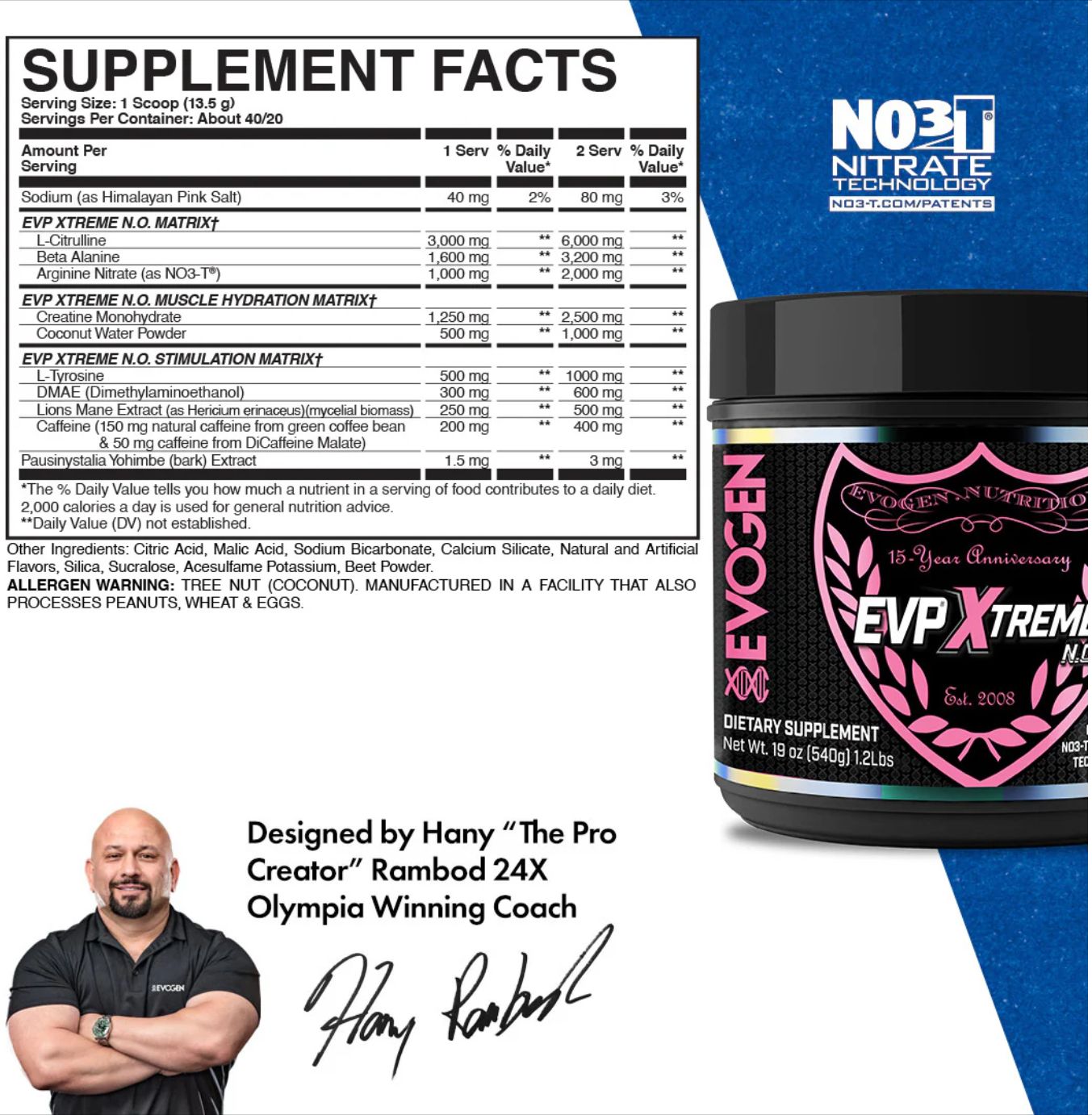 EVP Xtreme NO, Flavor: Pink rose