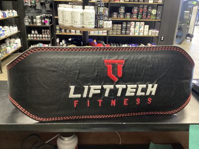 LiftTech 6” leather belt LG padded