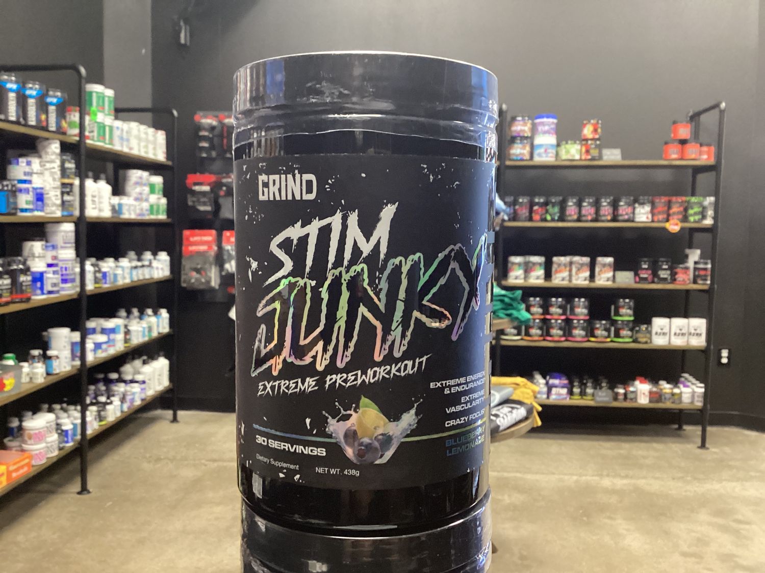Stim Junky, Flavor: Blueberry lemonade