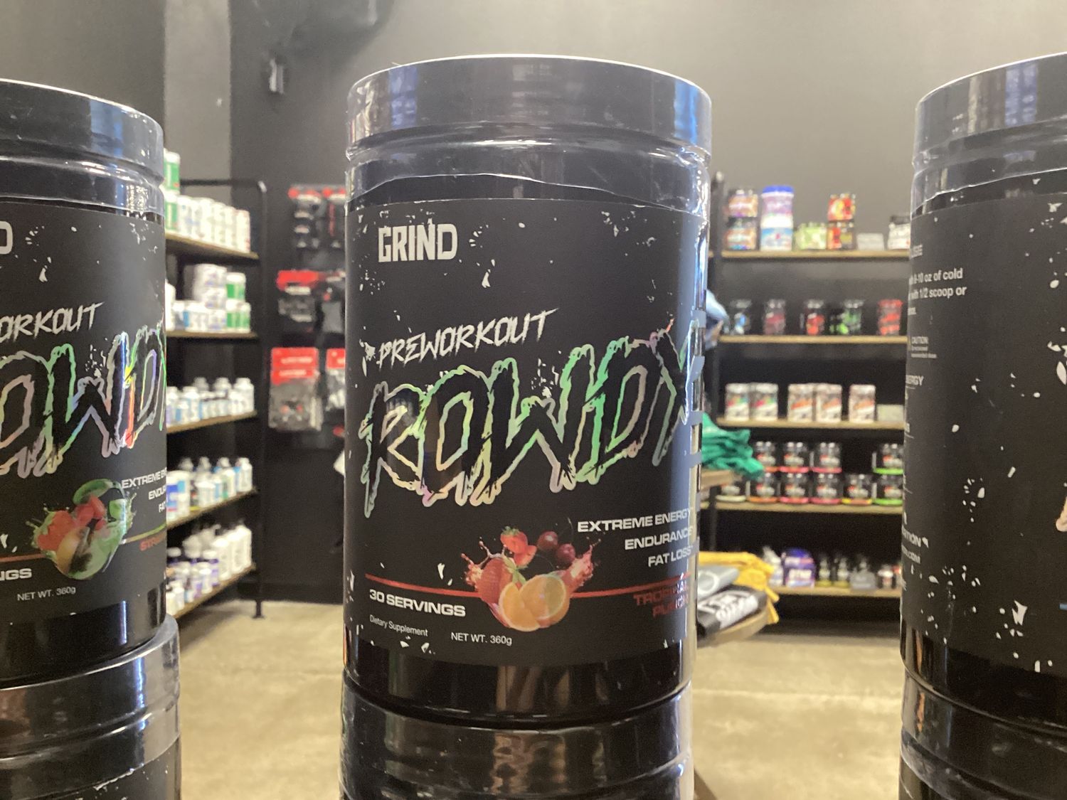 Rowdy, Flavor: Tropical punch