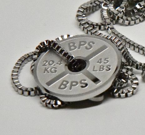 BP SS  45 plate necklace