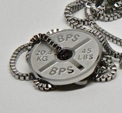 BP SS  45 plate necklace