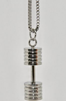 BP large vertical db necklace