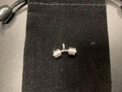 BP small curved barbell charm