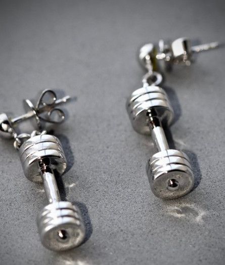 BP dumbbell post earring