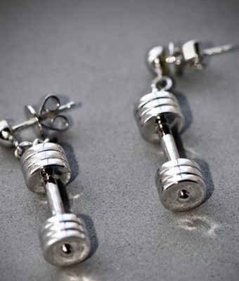 BP dumbbell post earring
