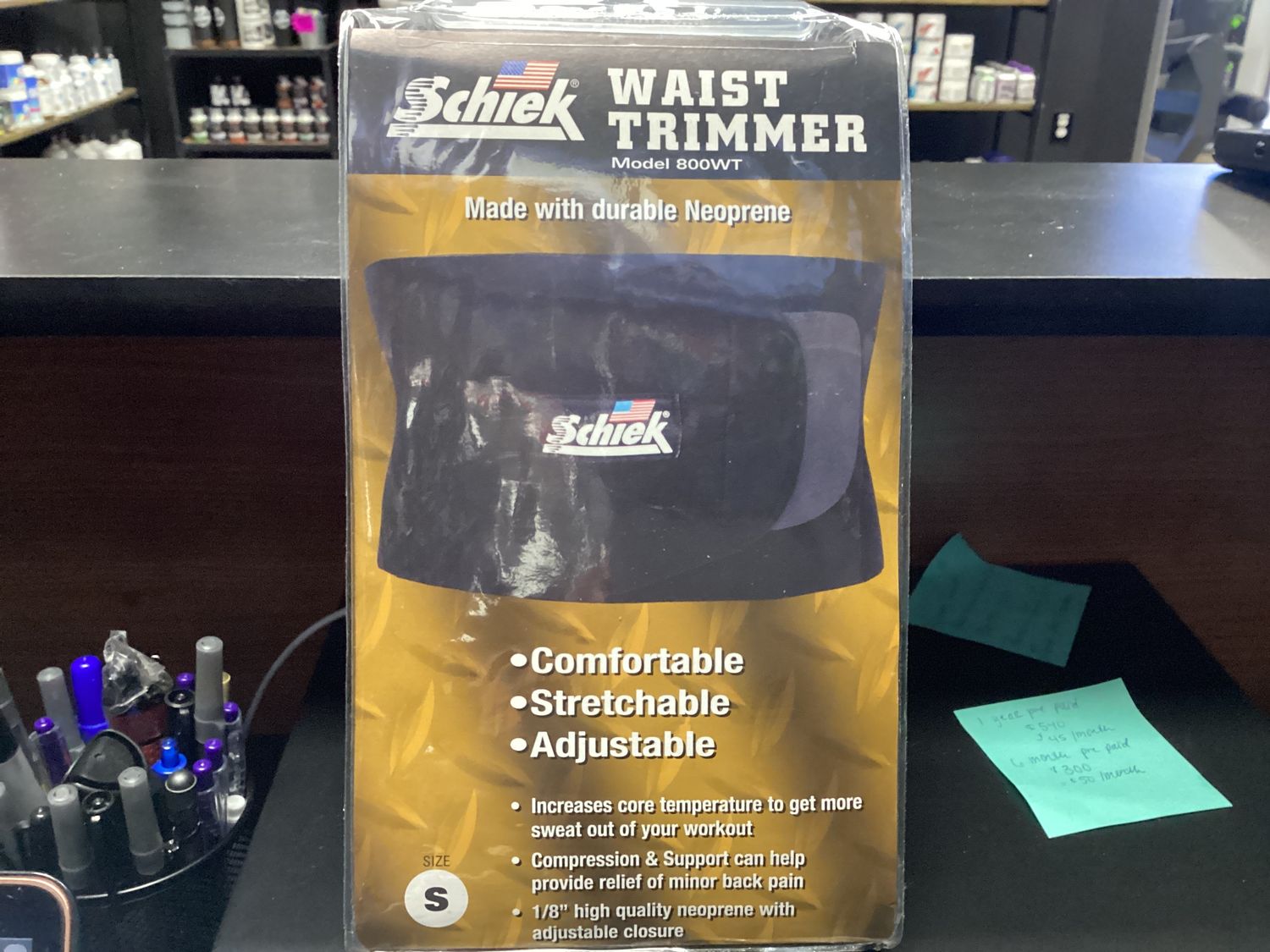 Schiek Waist Trimmer Schiek Waist Trimmer, Size: Small