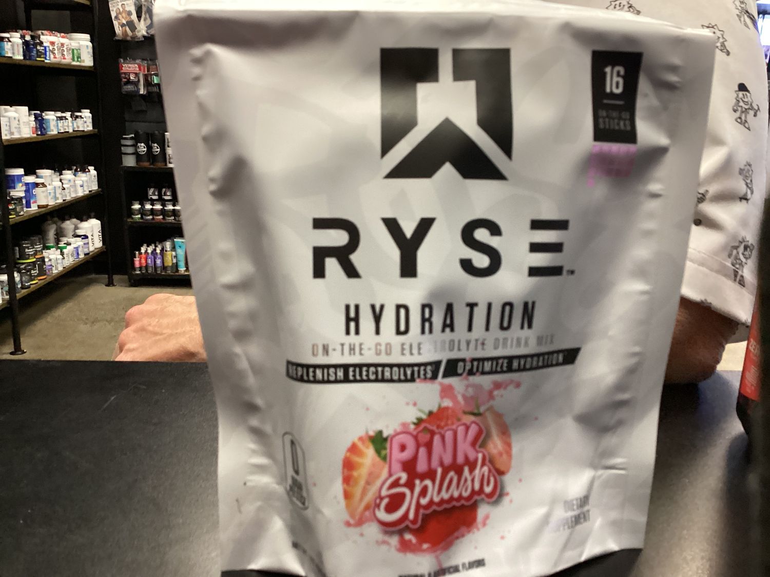 Ryse Hydration, Flavor: Pink splash