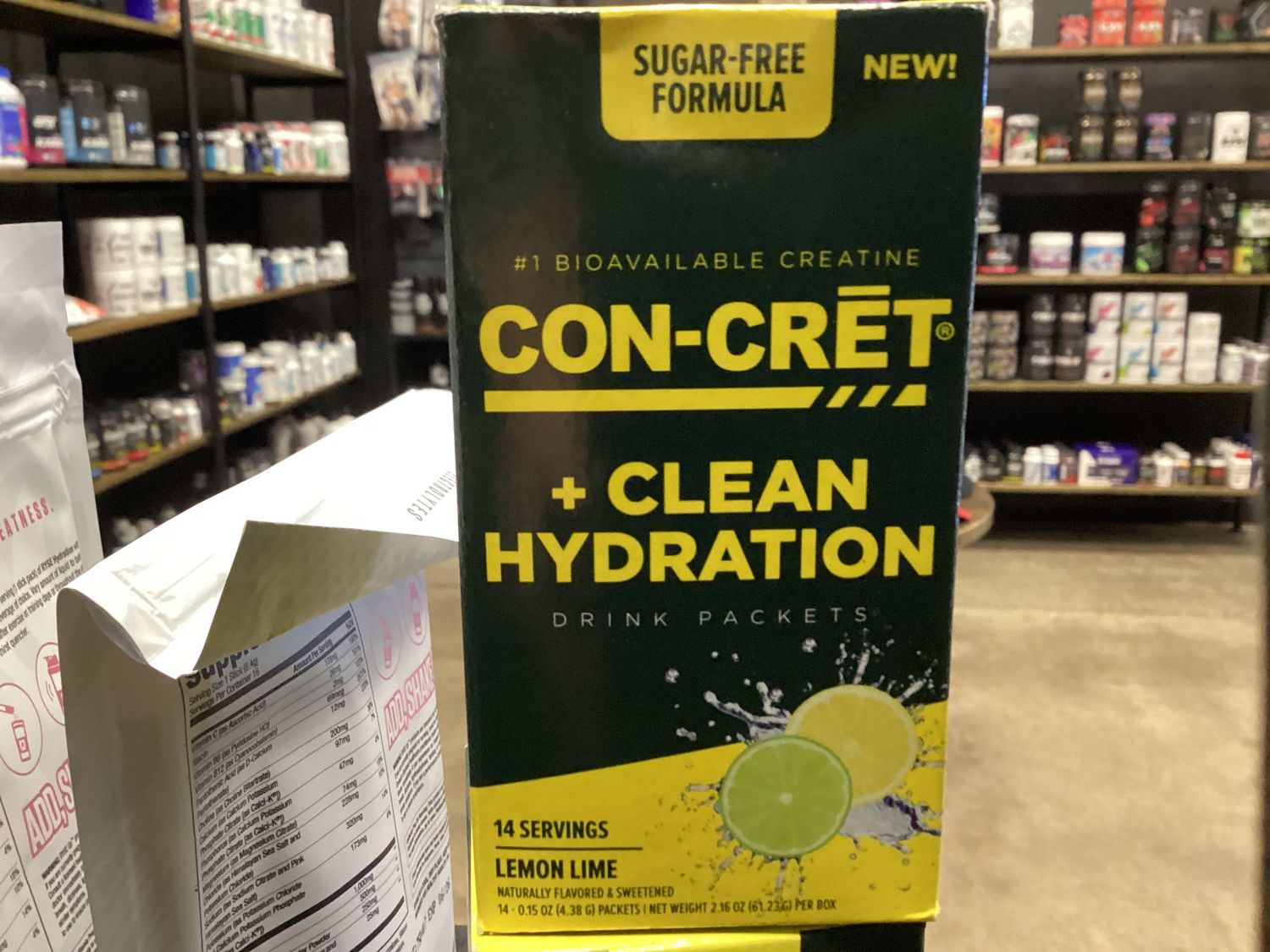 Con-Crete hydration, Flavor: Lemon lime