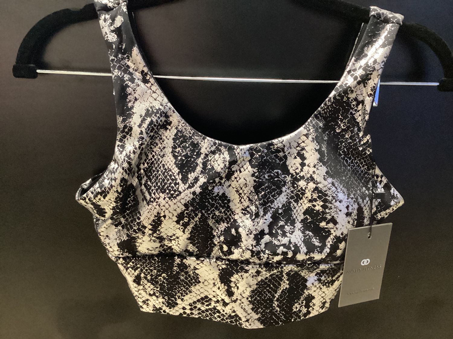 NOJO Sports Bra, Color: Black, Size: X-Large