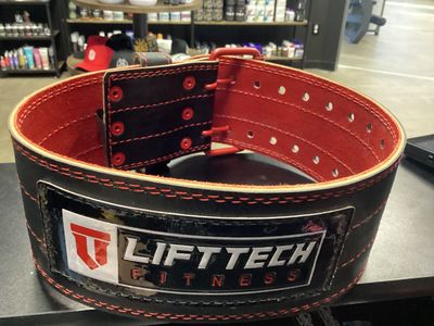 LiftTech 4” leather belt SM